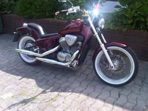 Meine erste Maschine, eine 600er Honda Shaddow